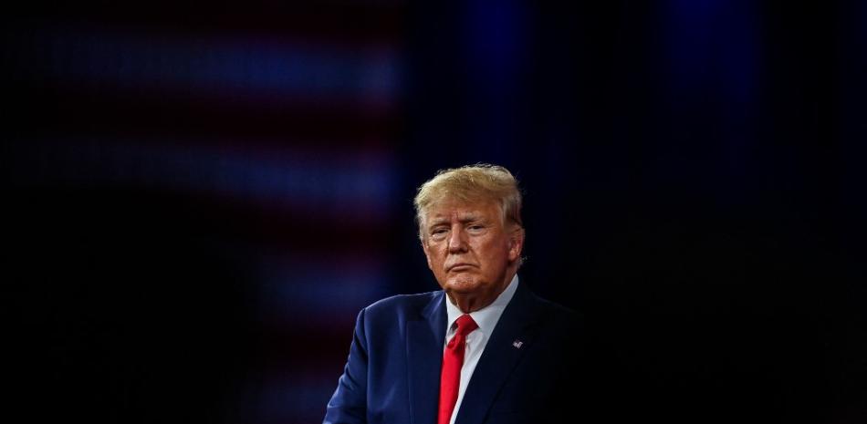El expresidente de los Estados Unidos, Donald Trump, habla en la Conferencia de Acción Política Conservadora 2022 (CPAC) en Orlando, Florida, el 26 de febrero de 2022.
CHANDAN KHANNA / AFP