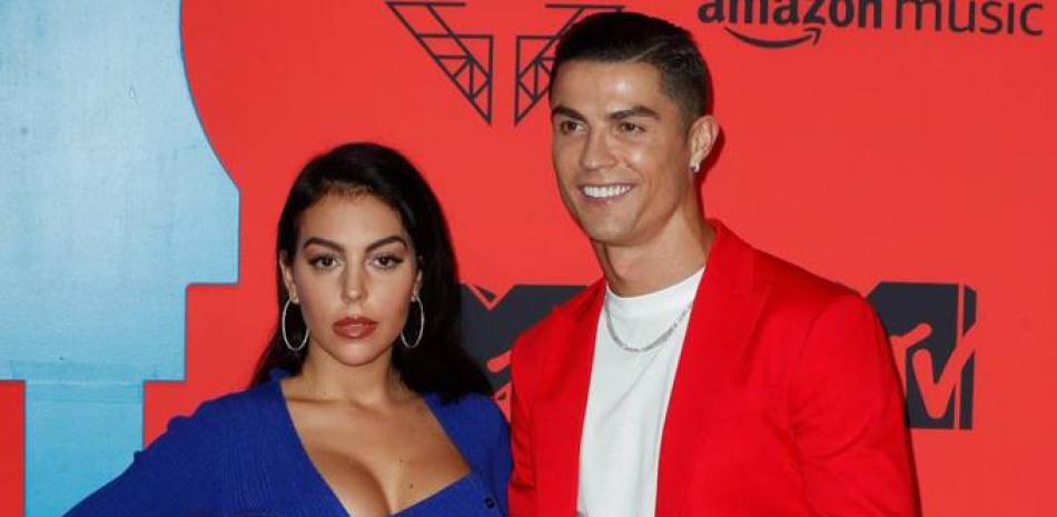 Cristiano Ronaldo y Georgina Rodríguez en la alfombra roja de los MTV EMA celebrados el pasado 3 de noviembre en Sevilla.