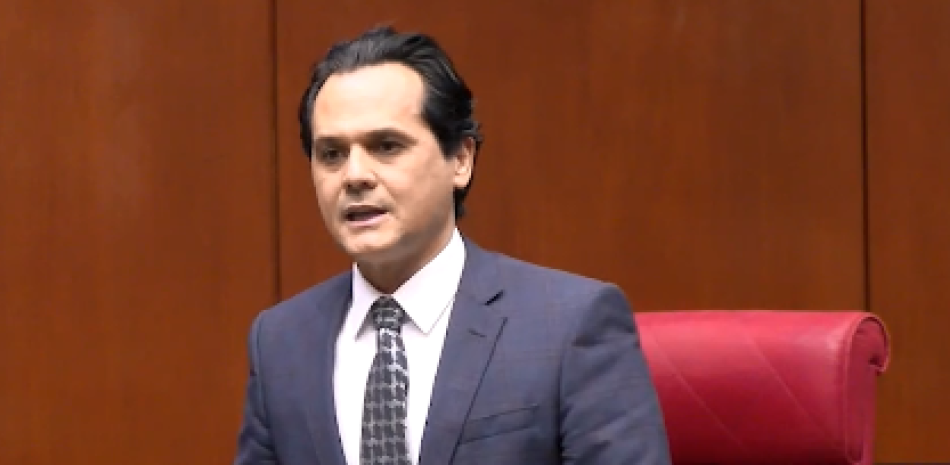 Iván Silva, senador de La Romana. / Captura de video