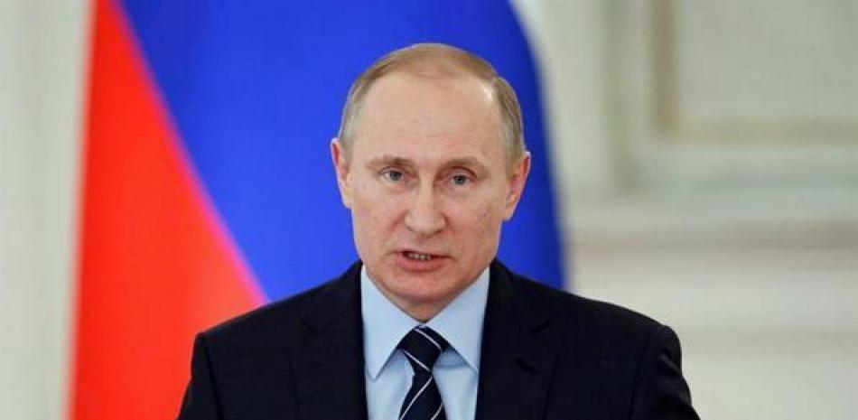 Vladimir Putin, foto de archivo. / Listín