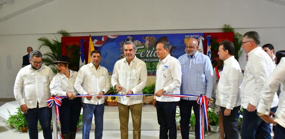 El presidente Luis Abinader inauguró la Feria Agropecuaria 2022/Jorge Cruz/LD