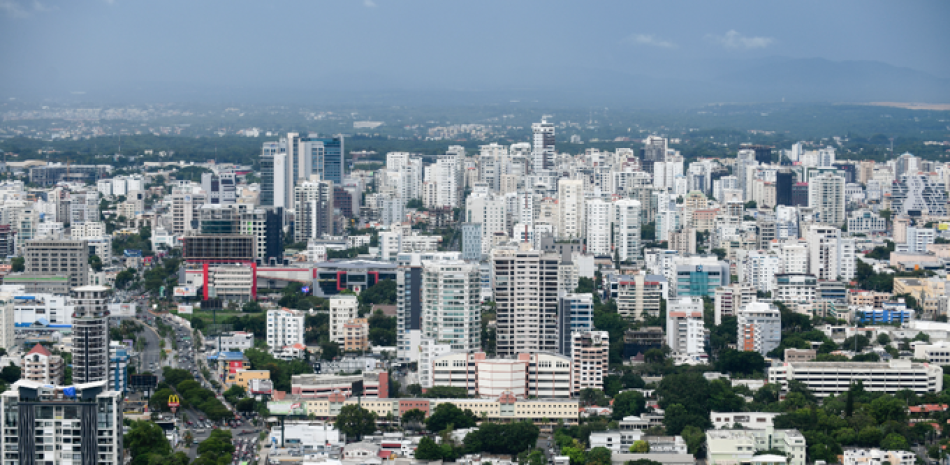 Vista aérea Distrito Nacional, Santo Domingo