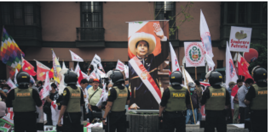 Segundo intento de destitución del presidente peruano, Pedro Castillo. / AP
