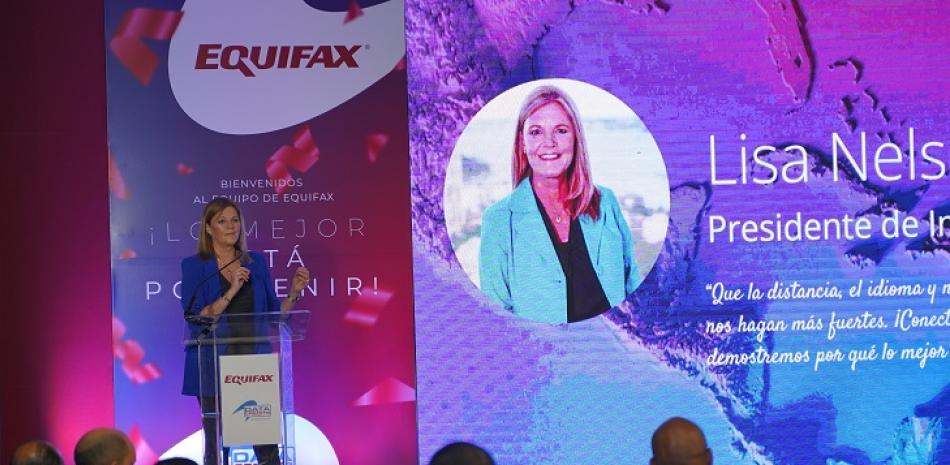 Lisa Nelson, presidenta de Equifax International.