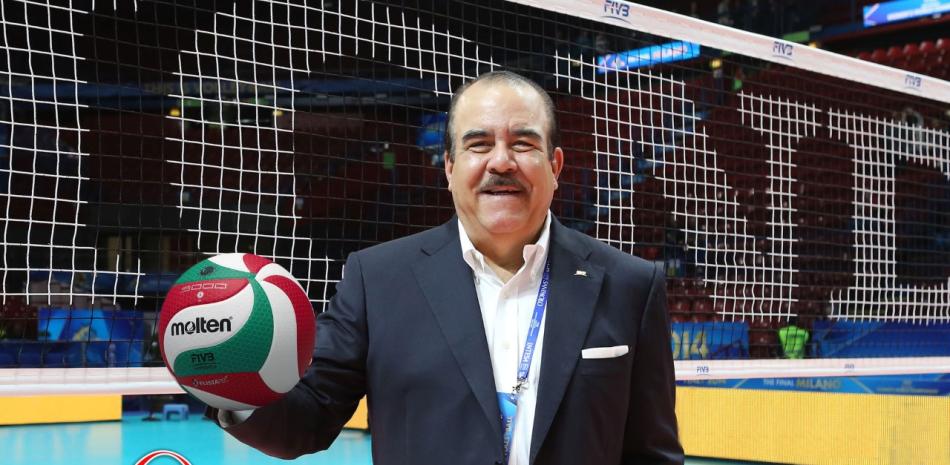 Cristóbal Marte, presidente del Proyecto Nacional de Selecciones Femeninas de Voleibol.