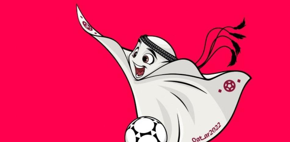 La mascota de Catar-2022 será una kefia (o kufiya), el pañuelo que sirve de tocado tradicional árabe, llamado "La'eeb", que significa "jugador habilidoso" en árabe.
