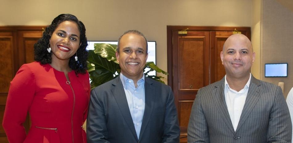 Pridah Suero, Heraldo Suero y Bienvenido Pimentel.