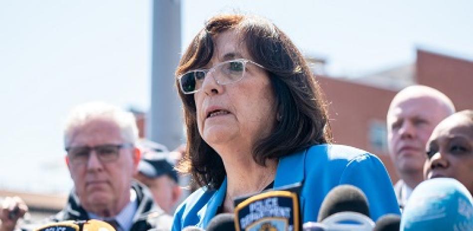 Lorraine Grillo, representante de la Polícia de Nueva York. Foto: AFP