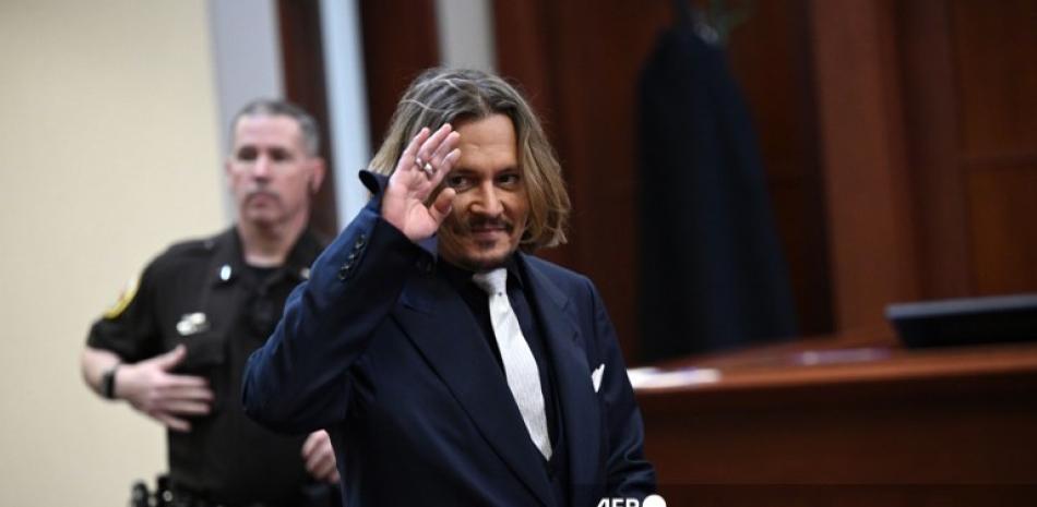 Johnny Depp durante el juicio mediático. Foto fuente externa.