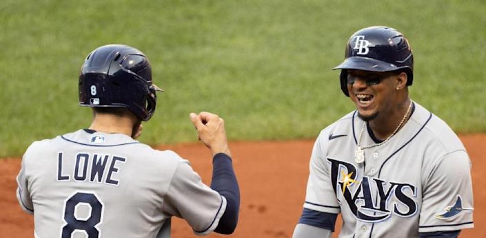 Wander Franco es segundo en hits y líder en dobles en el béisbol de las Grandes Ligas.