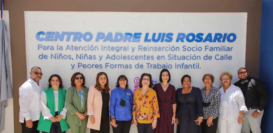 Gabinete de Niñez y Adolescencia y el Ministerio de Educación, realizamos la apertura del Centro Padre Luis Rosario para la Atención Integral y Reinserción Socio Familiar de Niños y Adolescentes en Situación de Calle y Peores Formas de Trabajo Infantil, en Guerra. Cuenta de Twitter de Conani