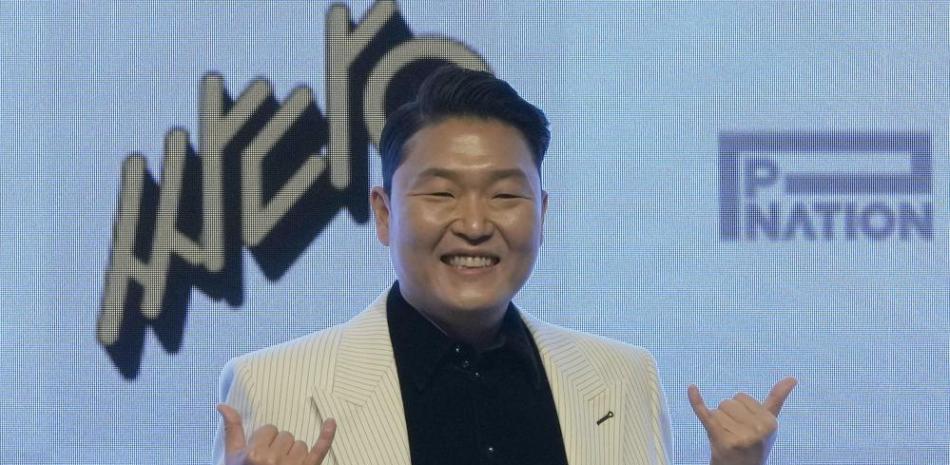 Psy, cantante coreano. Foto vía AP.