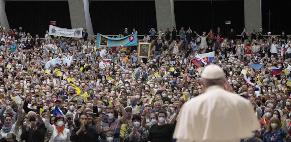 El papa Francisco el pasado 30 de abril, en la Audiencia general de los miércoles. EFE/EPA/VATICAN MEDIA HANDOUT