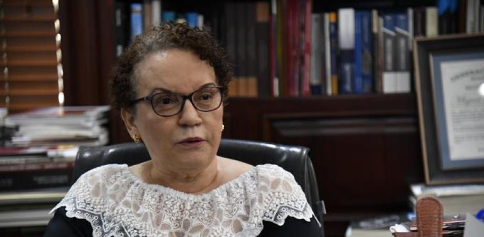 Procuradora Miriam Germán, foto de archivo