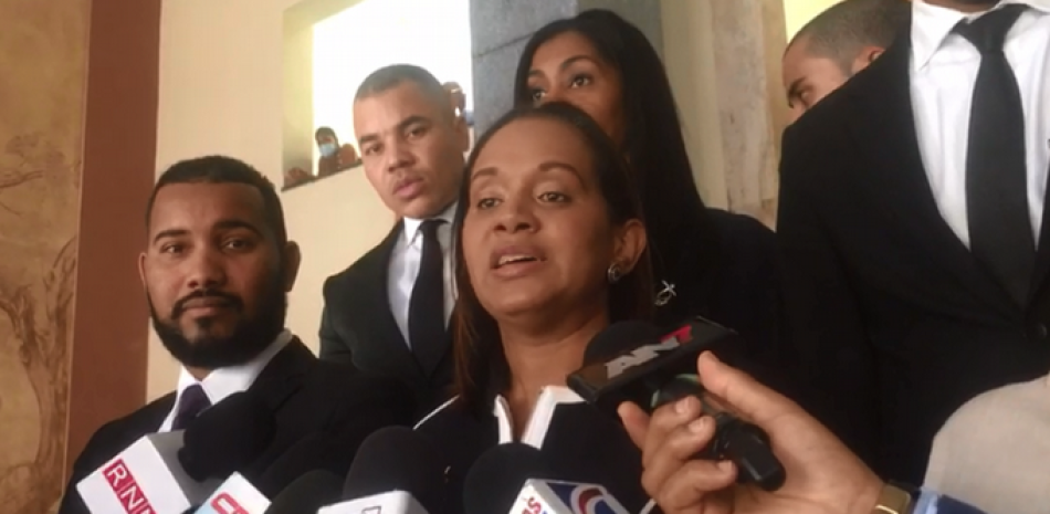 Fiscal Mirna Ortiz luego de haber presentado la acusación.