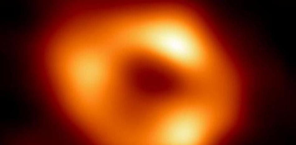 Imagen del agujero negro Saturno A*. Foto: EFE