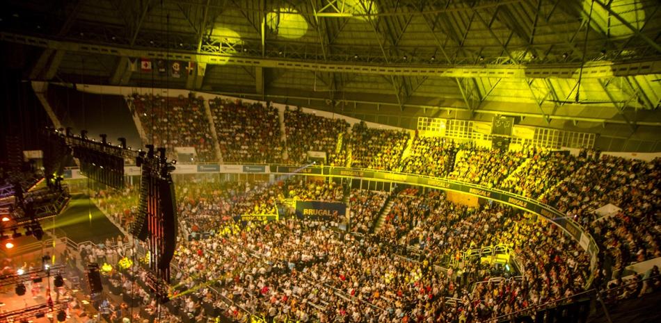 Concierto de la banda argentina Erreway