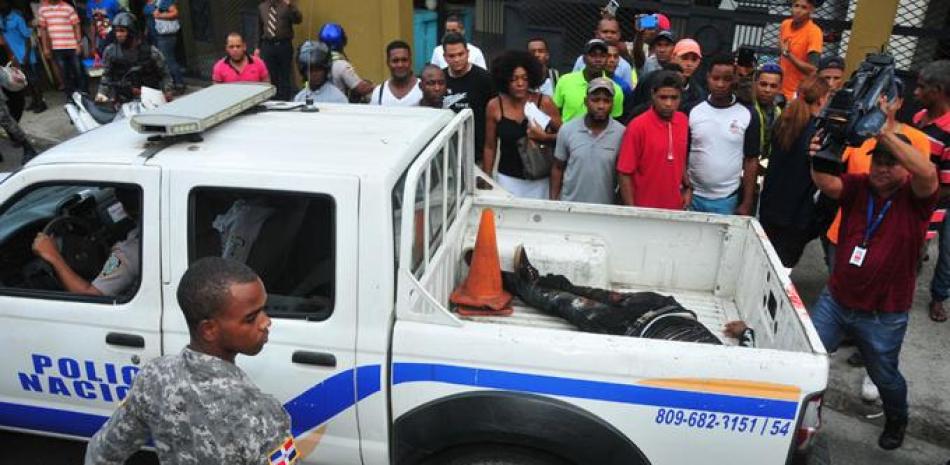 Policía mata a un haitiano. Foto de archivo.