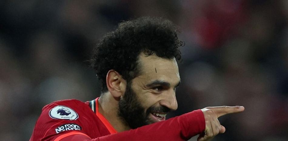 Mohamed Salah, figura clave del equipo Liverpool.