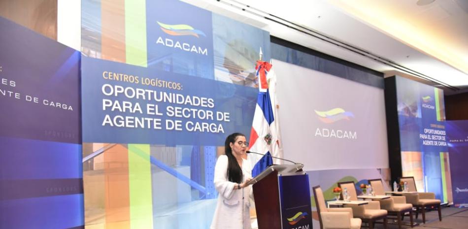 La presidenta de la Asociación Dominicana de Agentes de Carga Aérea y Marítima (Adacam), Ilsa Michelén.

Foto: Jorge Martínez| Listín Diario.