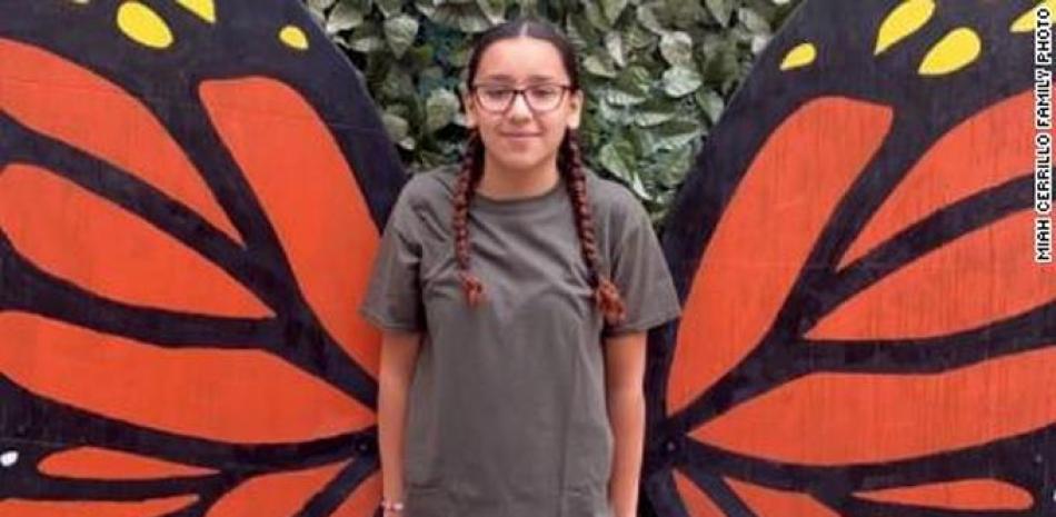Miah Cerrillo, sobreviviente al tiroteo en escuela primaria de Texas. Foto> CNN