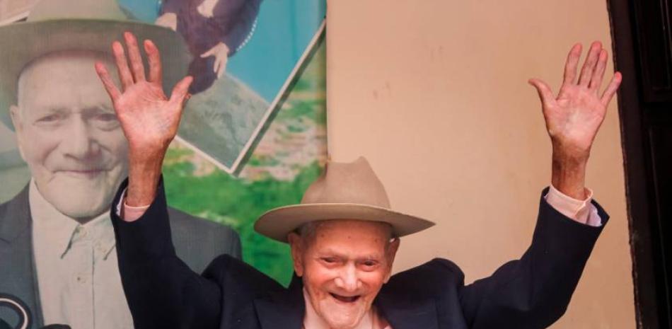 El hombre más viejo del mundo, Juan Vicente Pérez. Foto: EFE
