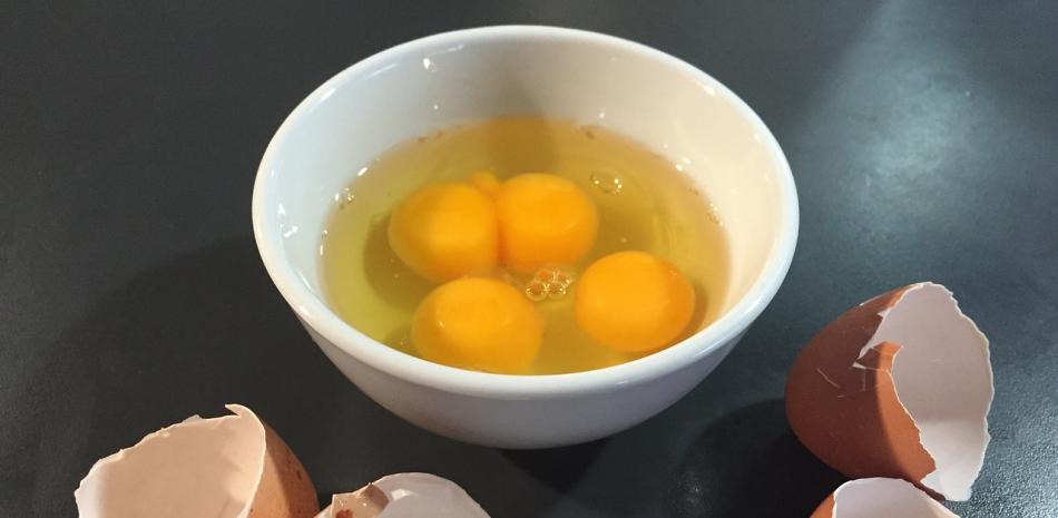 Huevos crudos. Foto fuente externa.