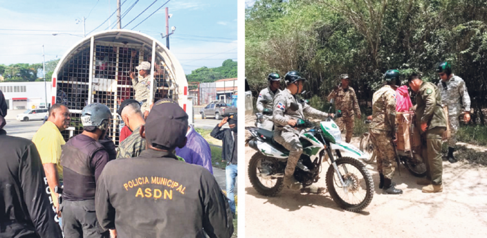 Ayer se realizaron operativos contra indocumentados en Villa Mella, Sabana Perdida y la avenida Jacobo Majluta, así como la Sierra de Bahoruco.