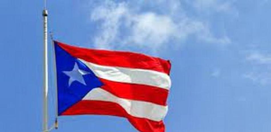 Bandera de Puerto Rico / fotografia de archivo