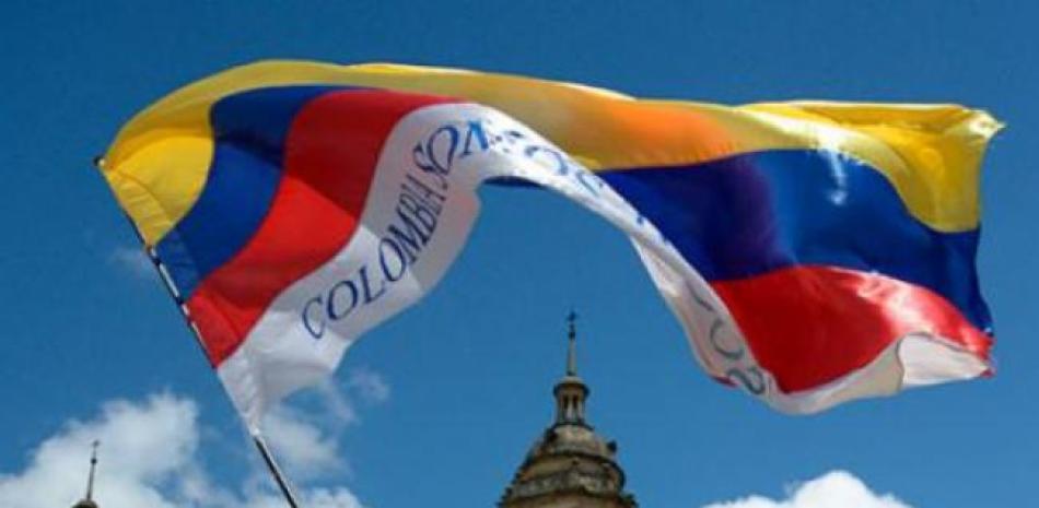 Bandera colombiana, foto de AFP