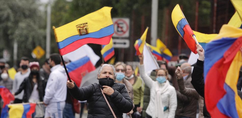 manifestaciones en Ecuador /  fotografia de archivo