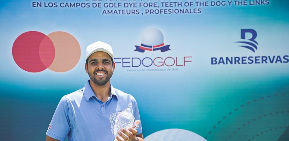 Rhadamés Peña ganó los Campeonatos Nacionales Stroke Play de la Federación Dominicana de Golf.