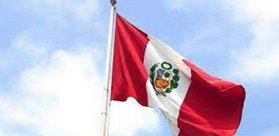 Bandera Perú/ fotografia de archivo