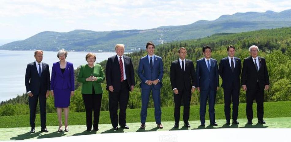 Líderes del G7. AFP