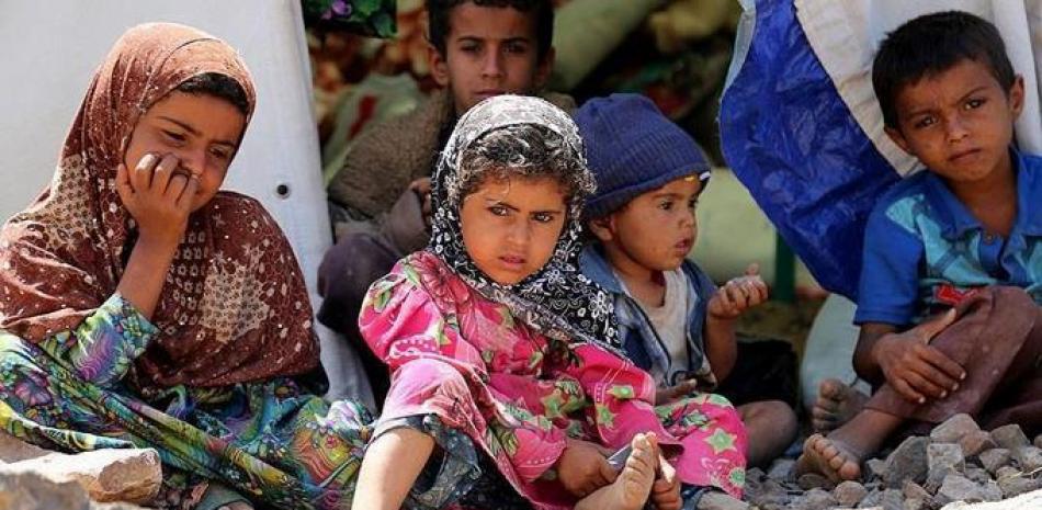 Niños refugiados por la guerra en Yemen. Archivo / EFE