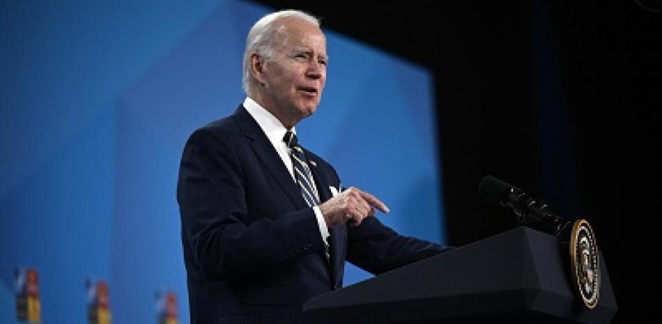 Presidente estadounidense Joe Biden. Foto: AFP