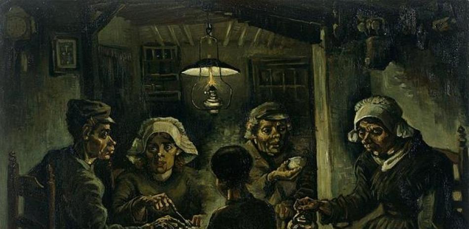 Cuadro de Van Gogh, los comedores de patatas.