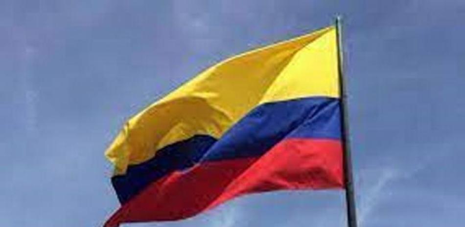 Bandera colombiana / fotografia de archivo