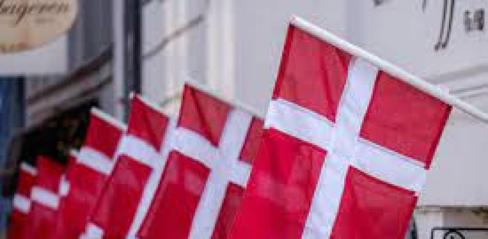 Bandera Danesa/ fotografia de archivo