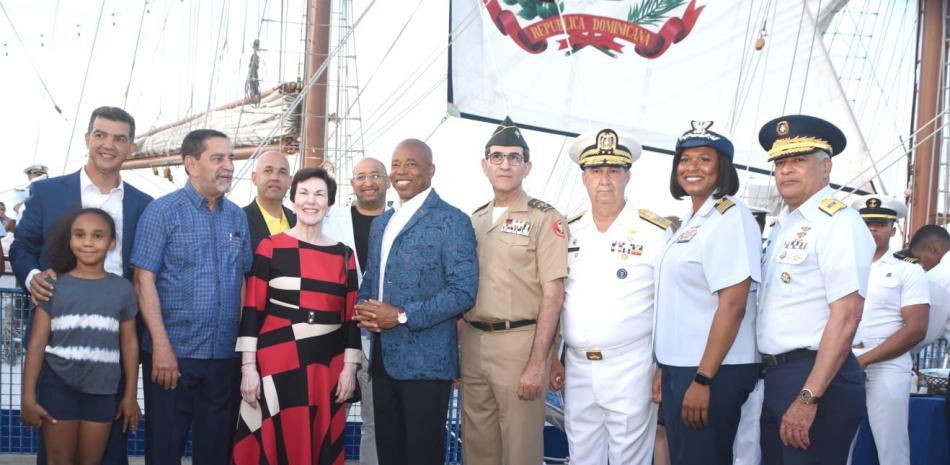 La visita se enmarca en el crucero internacional de instrucción para guardiamarinas “Verano 2022”, con la cual los jóvenes que se preparan como oficiales de la Academia Naval. Fuente externa