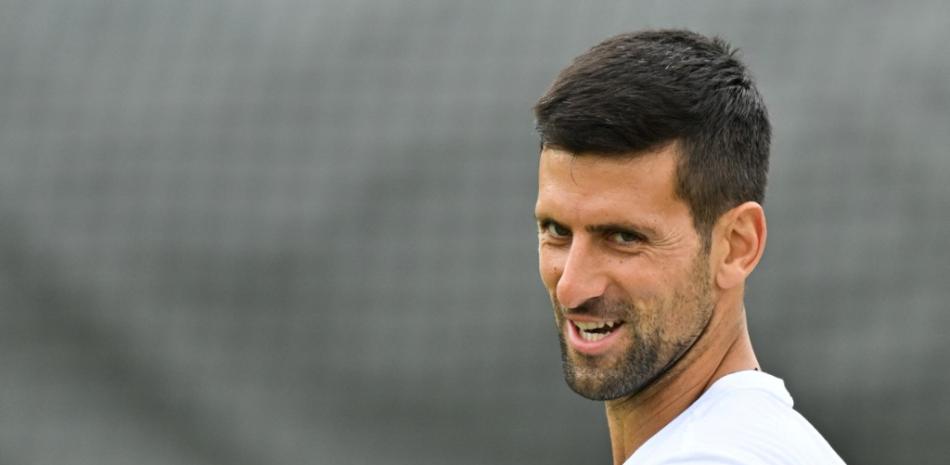 Novak Djokovic. AFP.