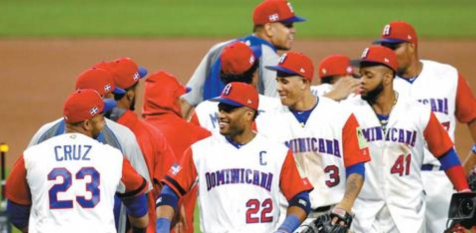 Equipo dominicano en el Clásico Mundial de Béisbol del 2017. Foto de archivo / LD