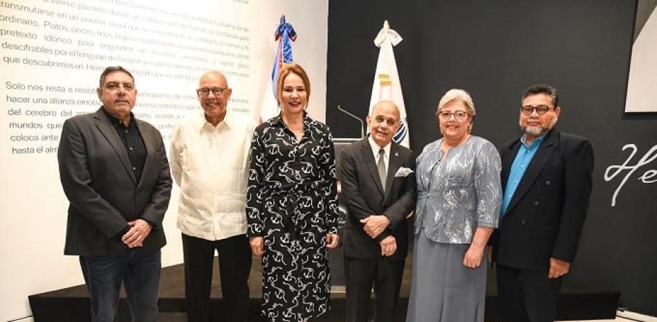 Gamal Michelén, Herminio Alberti, Milagros Germán, Federico Fondeur, Cándida Mejía y Carlos Andújar