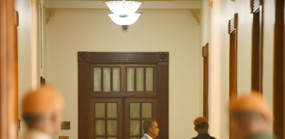 Joel Santos en el Palacio presidencial. Foto José Alberto Maldonado.