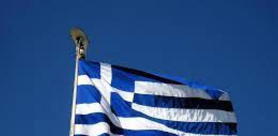 Bandera de Grecia / Fotografia de archivo