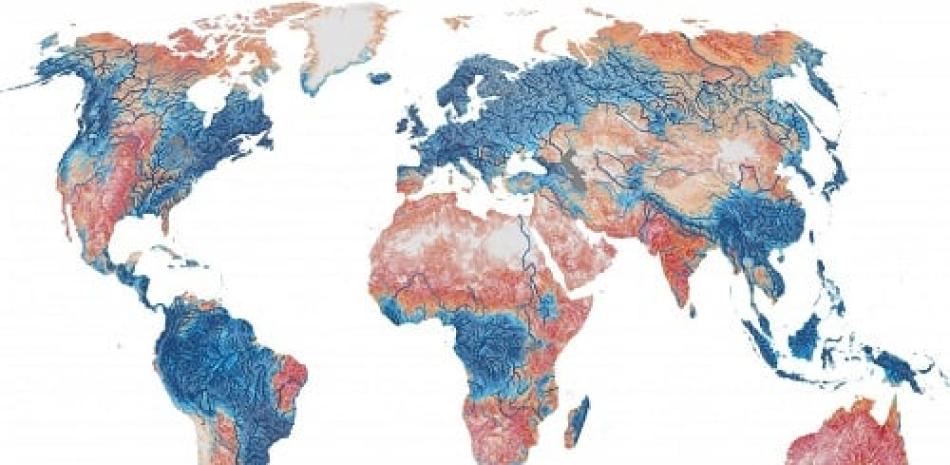 Probabilidad de flujo intermitente en los ríos de todo el mundo - MCGILL UNIVERSITY - ArchivO. Europa Press