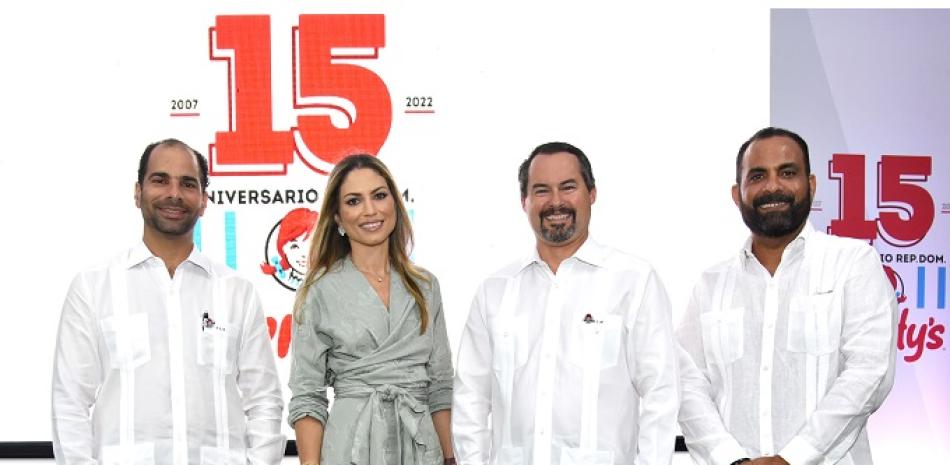 Frank Elías Rainieri, Yinet Ureña, Fred Imbert y Osiris Pimentel.