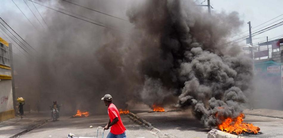 Incendio en Haití