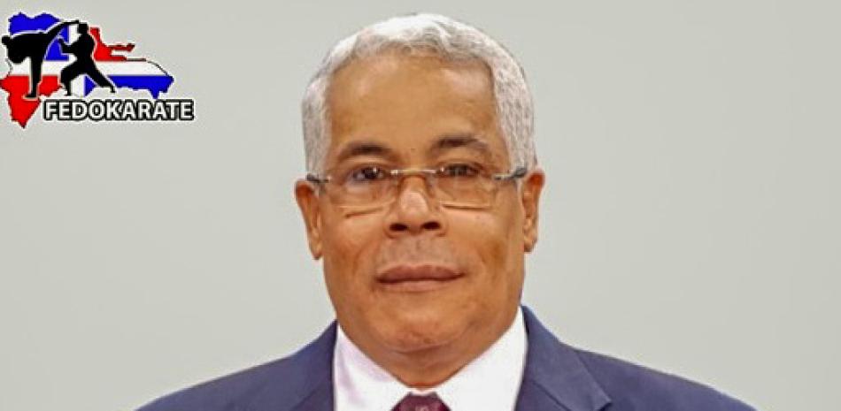 José Luis Ramírez, presidente de la Federación Dominicana de Karate.