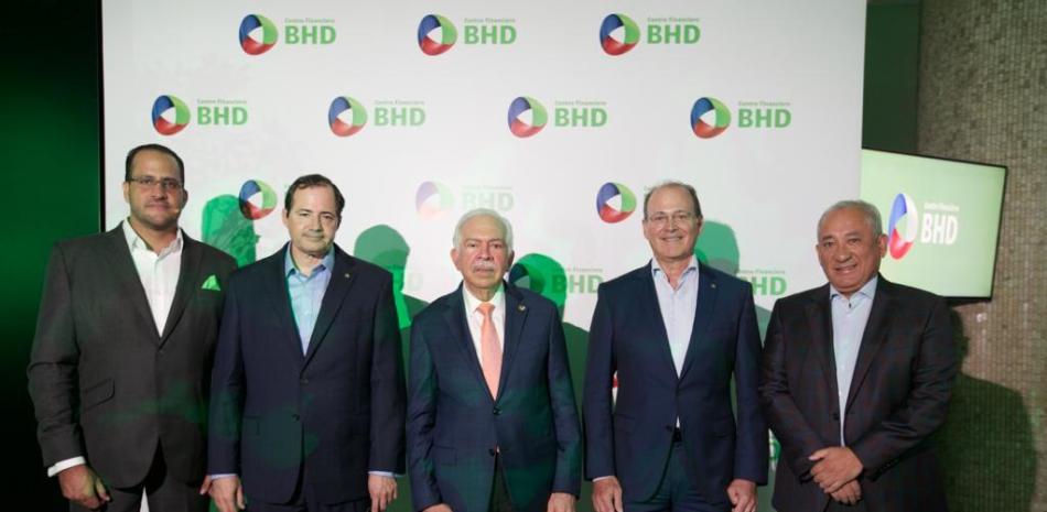 Ejecutivos del BHD durante el lanzamiento de Billet. Fuente Externa